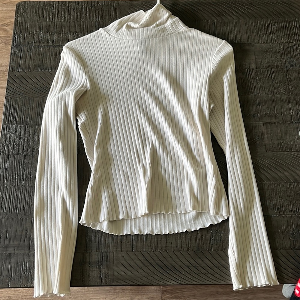 white turtle neck